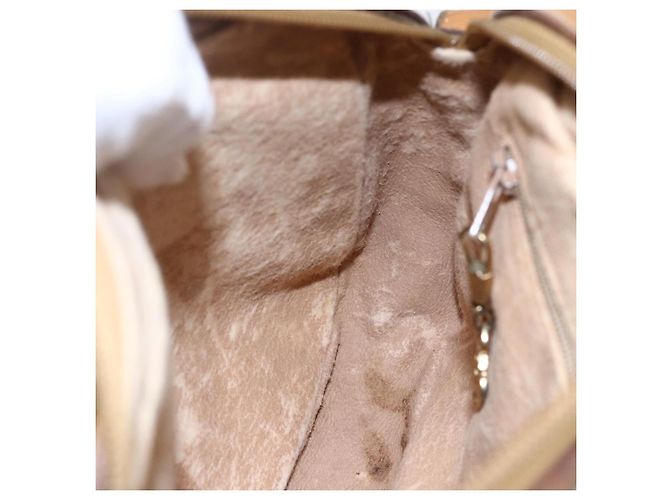 Gucci Borsa a Spalla Micro GG Supreme PVC Beige Oro 007 23 0017 Auth BA6745 D'oro - vista 20