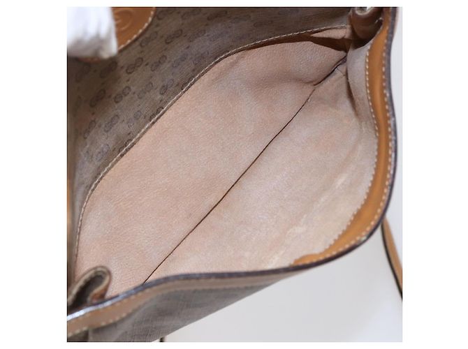 Gucci Borsa a Spalla Micro GG Supreme PVC Beige Oro 007 23 0017 Auth BA6745 D'oro - vista 22
