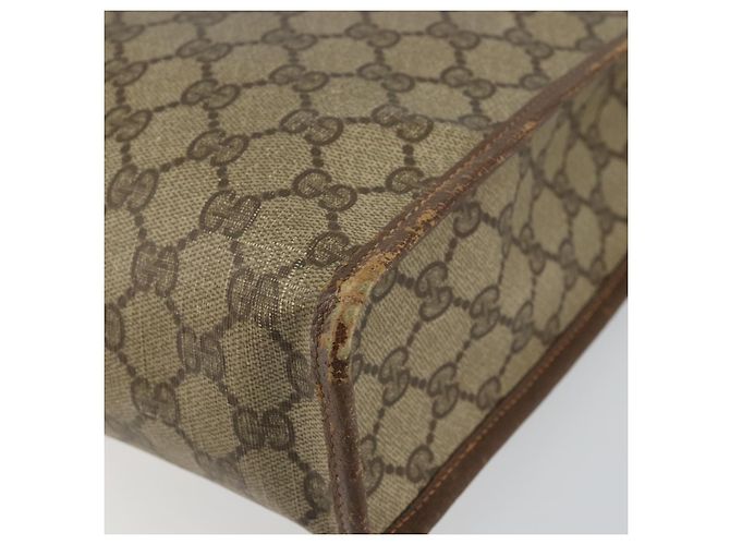 Borsa tote in PVC beige e rosso della linea Sherry GG Supreme di GUCCI 89 02 997 Auth am9191 - vista 15