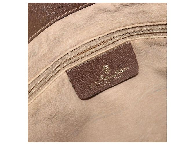 Borsa tote in PVC beige e rosso della linea Sherry GG Supreme di GUCCI 89 02 997 Auth am9191 - vista 18