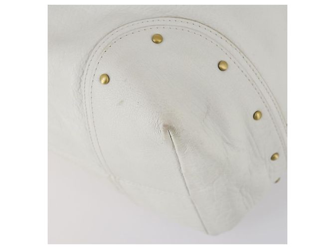 BALLY Borsa a Spalla in Pelle Bianca Auth mr1501 Bianco - vista 16