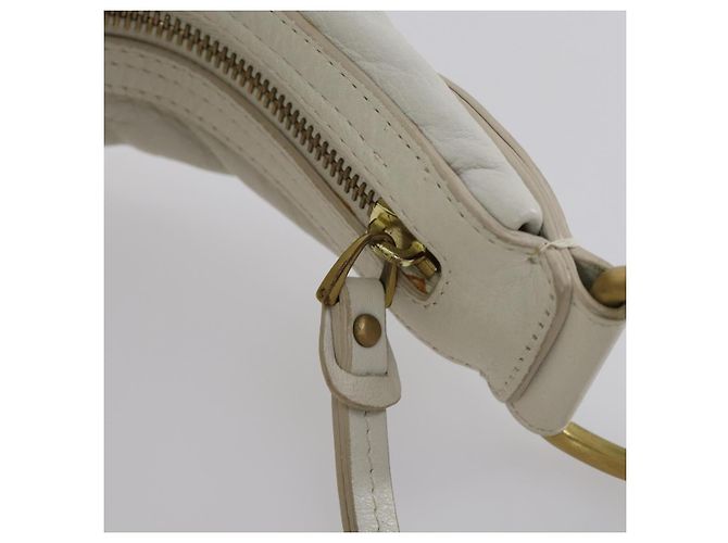 BALLY Borsa a Spalla in Pelle Bianca Auth mr1501 Bianco - vista 18