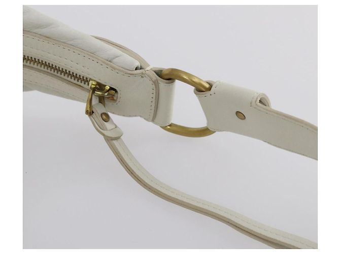 BALLY Borsa a Spalla in Pelle Bianca Auth mr1501 Bianco - vista 9