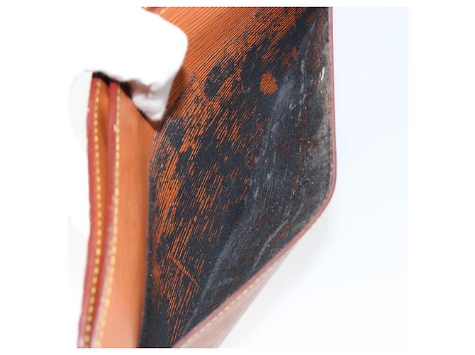 LOUIS VUITTON Pochette Uomo Epi Borsa Clutch Marrone M52528 LV Auth th6427 - vista 11