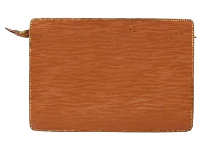 LOUIS VUITTON Pochette Uomo Epi Borsa Clutch Marrone M52528 LV Auth th6427 - vista 2