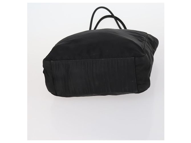 Borsa Tote PRADA Nylon 2Set Kaki Nero Auth 143394 Cachi - vista 7