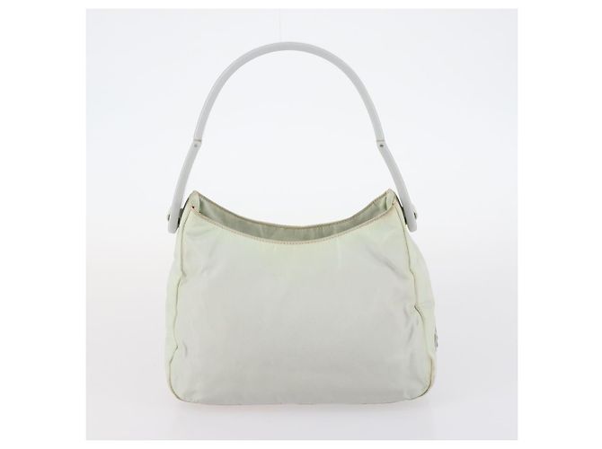 Salvatore Ferragamo Borsa Ferragamo Cartier PRADA in nylon e pelle 3 pezzi marrone grigio Auth 145818 Bordò - vista 9