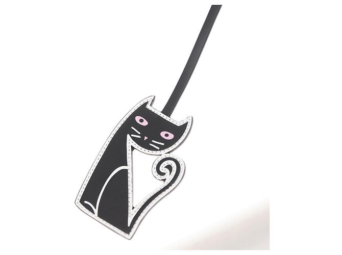 Bolsa de drawstring Miu Miu Madras Cat en lona rosa plateada Auth bs30224 Plata - vista 10