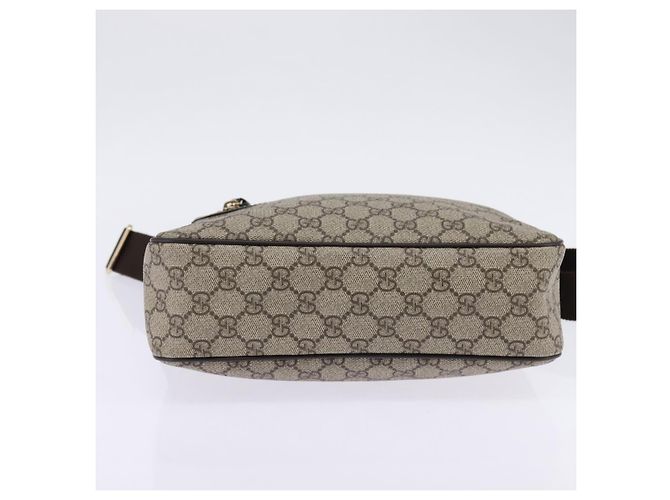 Gucci Borsa a spalla GG Supreme PVC Beige Oro 201448 Auth ep11234 D'oro - vista 5