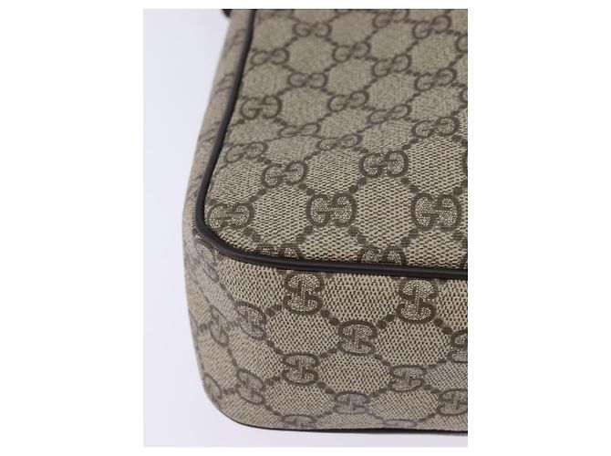 Gucci Borsa a spalla GG Supreme PVC Beige Oro 201448 Auth ep11234 D'oro - vista 9