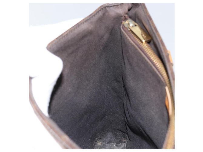 Céline Borsa tote in tela Macadam CELINE in pelle PVC marrone oro Auth 146613 D'oro - vista 20