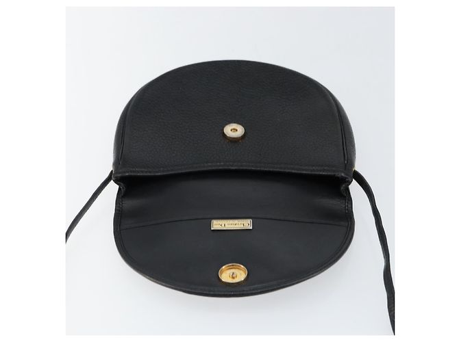 Borsa a Spalla Christian Dior in Pelle Nera e Oro Auth BA7081 Nero D'oro - vista 11
