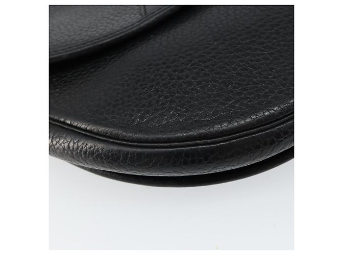 Borsa a Spalla Christian Dior in Pelle Nera e Oro Auth BA7081 Nero D'oro - vista 14