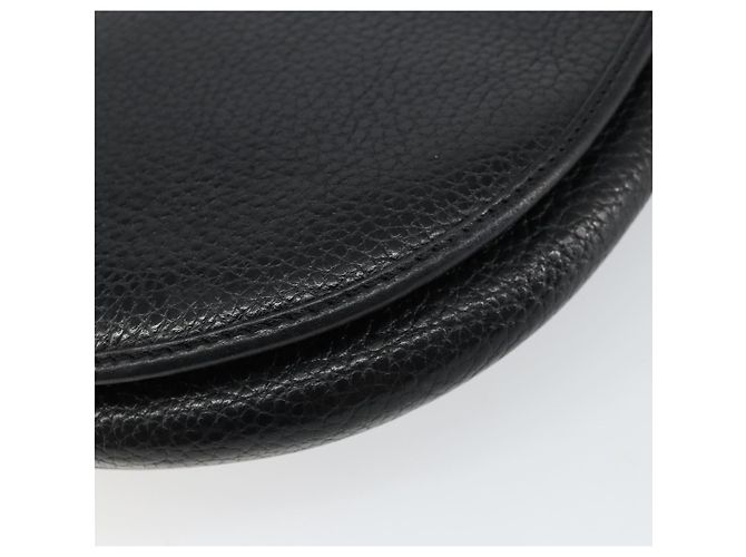 Borsa a Spalla Christian Dior in Pelle Nera e Oro Auth BA7081 Nero D'oro - vista 15