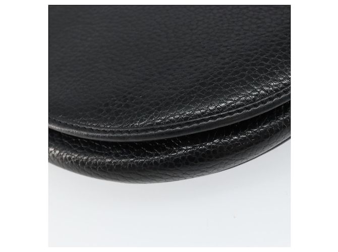 Borsa a Spalla Christian Dior in Pelle Nera e Oro Auth BA7081 Nero D'oro - vista 16