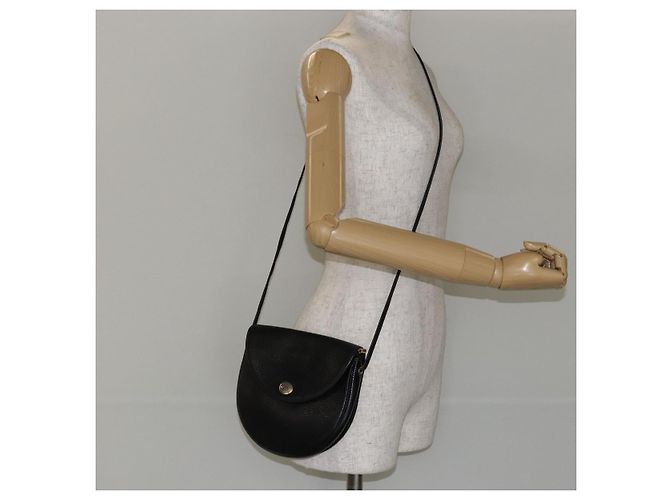 Borsa a Spalla Christian Dior in Pelle Nera e Oro Auth BA7081 Nero D'oro - vista 20