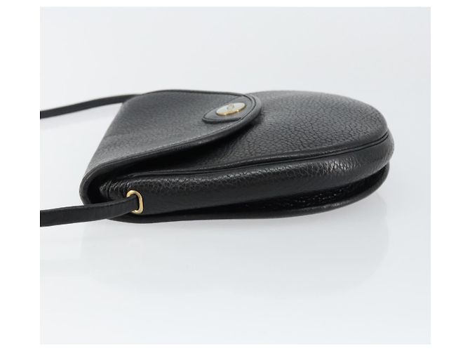 Borsa a Spalla Christian Dior in Pelle Nera e Oro Auth BA7081 Nero D'oro - vista 4