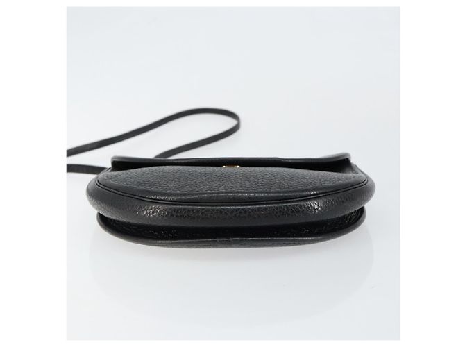Borsa a Spalla Christian Dior in Pelle Nera e Oro Auth BA7081 Nero D'oro - vista 5