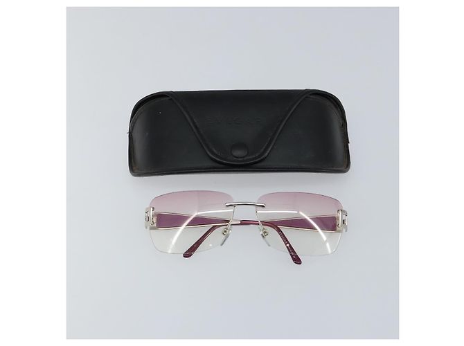 Bulgari BVLGARI Sunglasses Plastic Pink Auth BA7103 - view 11