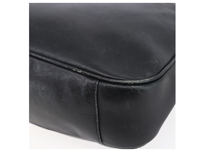 Borsa a Spalla in Pelle Gucci Bamboo 2way Nera Oro 001 3444 1638 Auth 148001 Nero D'oro - vista 17