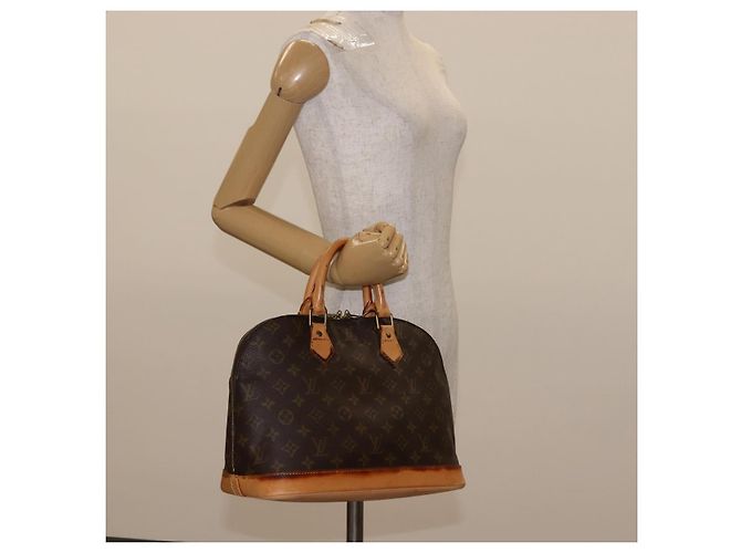 LOUIS VUITTON Borsa a Mano Monogram Alma M51130 LV Auth 148334 Monogramma - vista 21