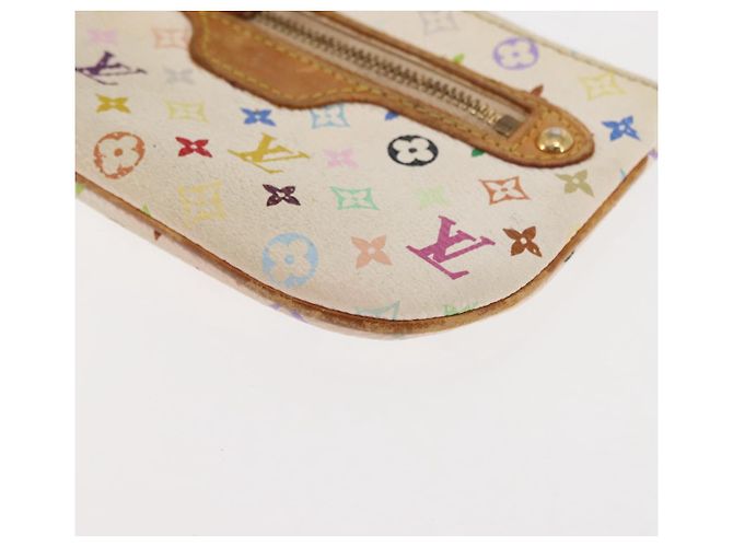 LOUIS VUITTON Pochette MM Monogram Multicolore Bianca M60028 LV Auth BA6983 Bianco - vista 14