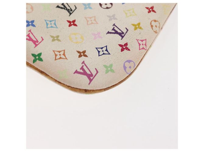 LOUIS VUITTON Pochette MM Monogram Multicolore Bianca M60028 LV Auth BA6983 Bianco - vista 15
