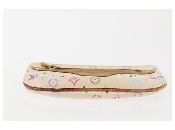 LOUIS VUITTON Pochette MM Monogram Multicolore Bianca M60028 LV Auth BA6983 Bianco - vista 6