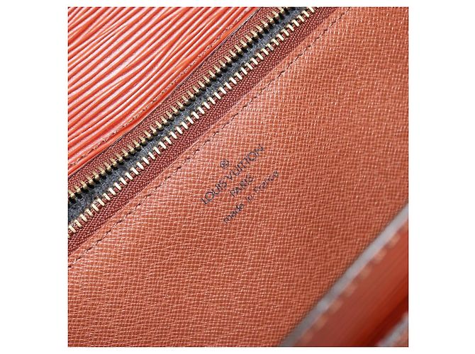 LOUIS VUITTON Borsa a Mano Epi Monceau 28 Marrone M52123 LV Auth ep11246 - vista 20
