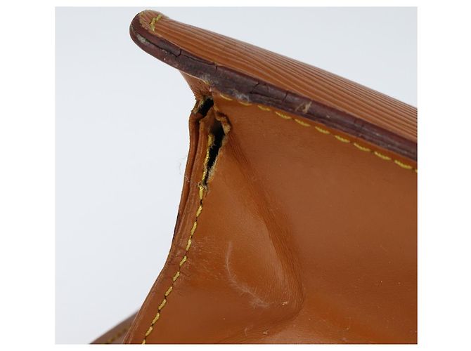 LOUIS VUITTON Borsa Serviette Fermoir Epi Zipangu Oro M54358 LV Auth ep11319 - vista 10