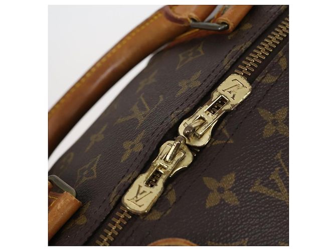 LOUIS VUITTON Borsa Boston Monogram Keepall 55 M41424 LV Auth 145141 Monogramma - vista 10