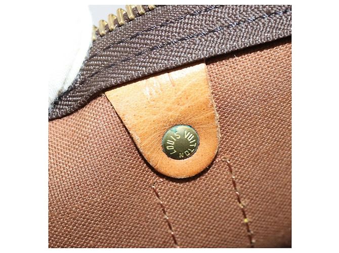 LOUIS VUITTON Borsa Boston Monogram Keepall 55 M41424 LV Auth 145141 Monogramma - vista 12