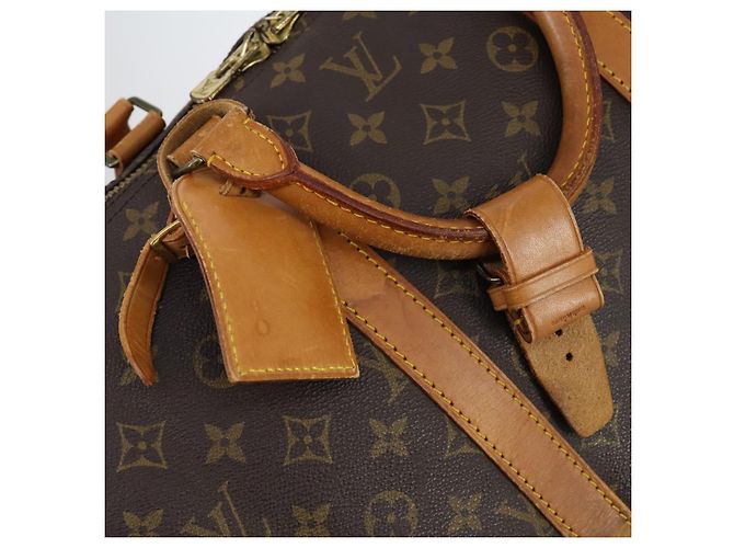 LOUIS VUITTON Borsa Boston Monogram Keepall 55 M41424 LV Auth 145141 Monogramma - vista 19