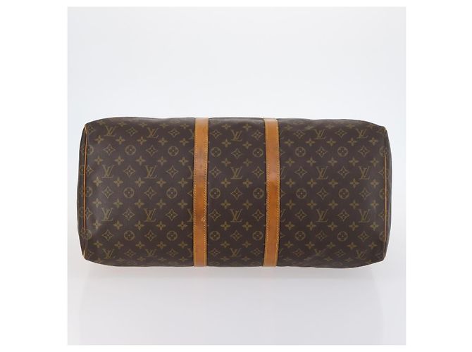 LOUIS VUITTON Borsa Boston Monogram Keepall 55 M41424 LV Auth 145141 Monogramma - vista 5