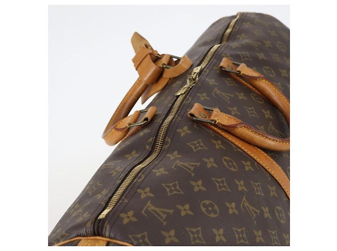 LOUIS VUITTON Borsa Boston Monogram Keepall 55 M41424 LV Auth 145141 Monogramma - vista 6