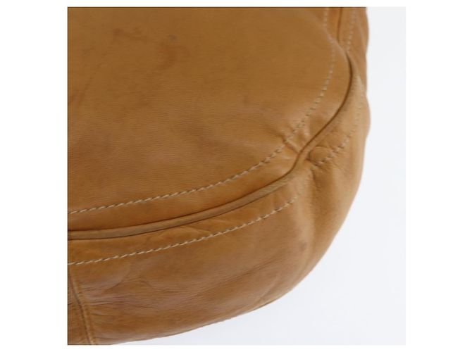 LOEWE Borsa a Spalla Anagram Pelle Marrone Oro Auth bs30276 D'oro - vista 16