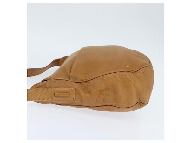 LOEWE Borsa a Spalla Anagram Pelle Marrone Oro Auth bs30276 D'oro - vista 3