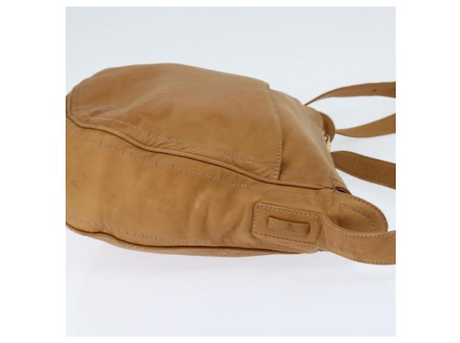 LOEWE Borsa a Spalla Anagram Pelle Marrone Oro Auth bs30276 D'oro - vista 4