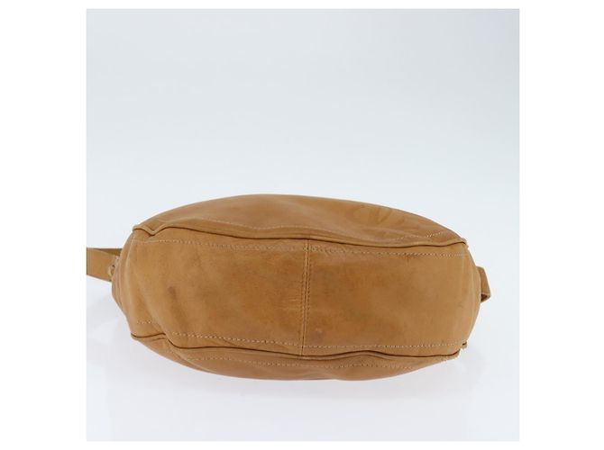 LOEWE Borsa a Spalla Anagram Pelle Marrone Oro Auth bs30276 D'oro - vista 5