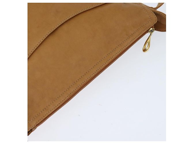 LOEWE Borsa a Spalla Anagram Pelle Marrone Oro Auth bs30276 D'oro - vista 6