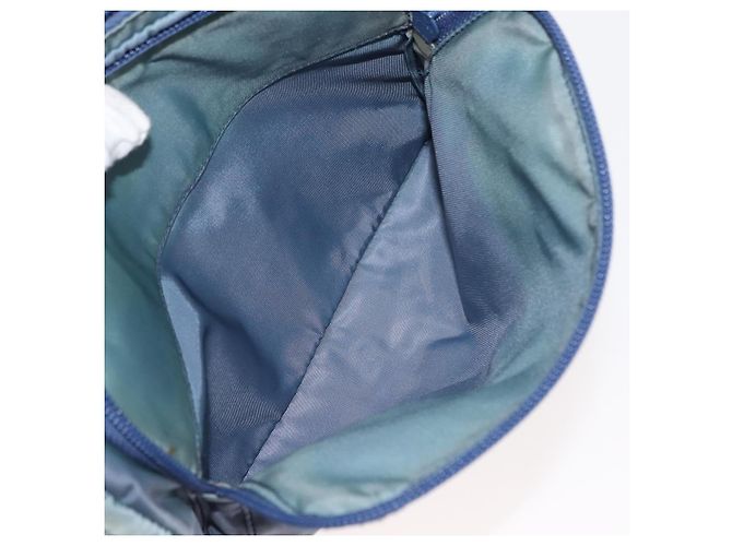 Borsa a Spalla PRADA in Nylon Azzurro Chiaro Auth ki5998 Blu chiaro - vista 11