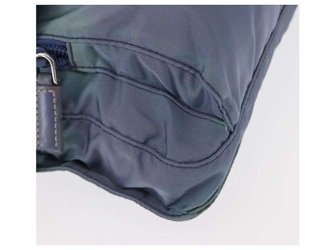 Borsa a Spalla PRADA in Nylon Azzurro Chiaro Auth ki5998 Blu chiaro - vista 14