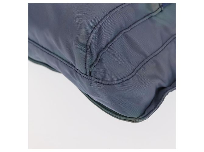 Borsa a Spalla PRADA in Nylon Azzurro Chiaro Auth ki5998 Blu chiaro - vista 15