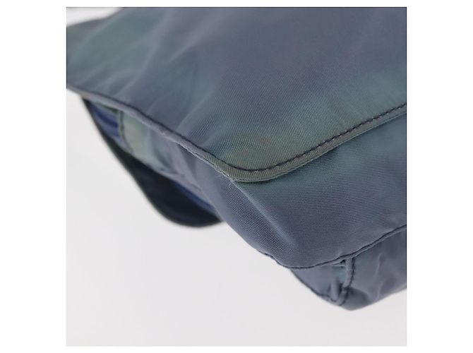 Borsa a Spalla PRADA in Nylon Azzurro Chiaro Auth ki5998 Blu chiaro - vista 16