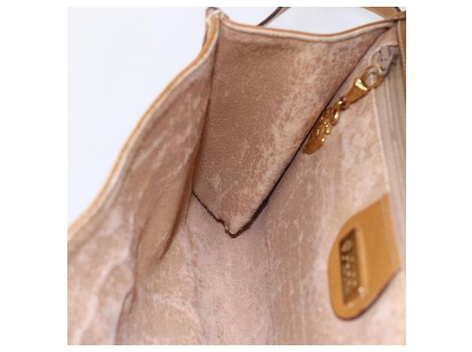 Gucci Borsa a Spalla Micro GG Supreme PVC Beige Oro 004 89 0265 Auth ki6121 D'oro - vista 21