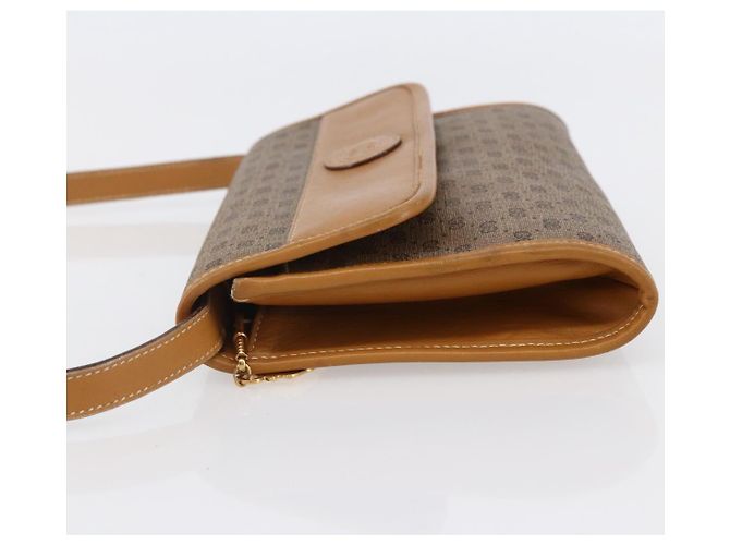 Gucci Borsa a Spalla Micro GG Supreme PVC Beige Oro 004 89 0265 Auth ki6121 D'oro - vista 3
