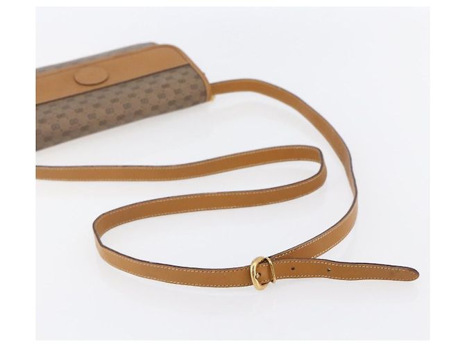 Gucci Borsa a Spalla Micro GG Supreme PVC Beige Oro 004 89 0265 Auth ki6121 D'oro - vista 7