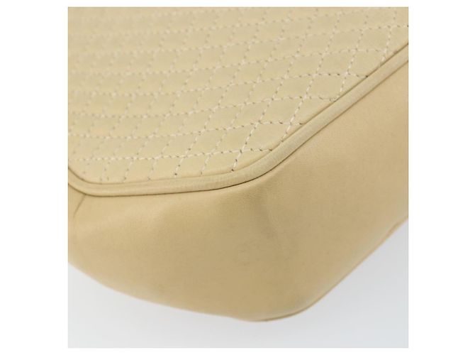 BALLY Borsa a Spalla a Catena Pelle Beige Oro Auth bs31350 D'oro - vista 14