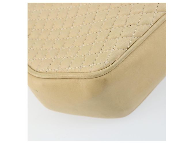 BALLY Borsa a Spalla a Catena Pelle Beige Oro Auth bs31350 D'oro - vista 16