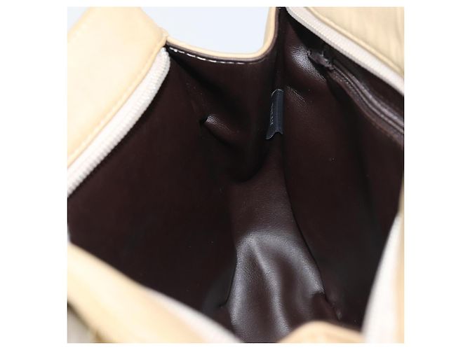 BALLY Borsa a Spalla a Catena Pelle Beige Oro Auth bs31350 D'oro - vista 18
